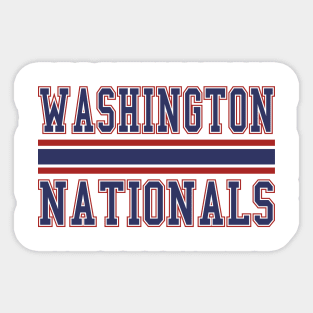 Washington Nationals Baseball Sticker